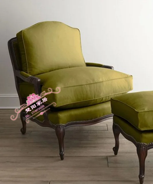 Export Wood Linen Sofa Chair French Leisure High End Export Wood Linen Sofa Chair French Leisure High End Single Armchair