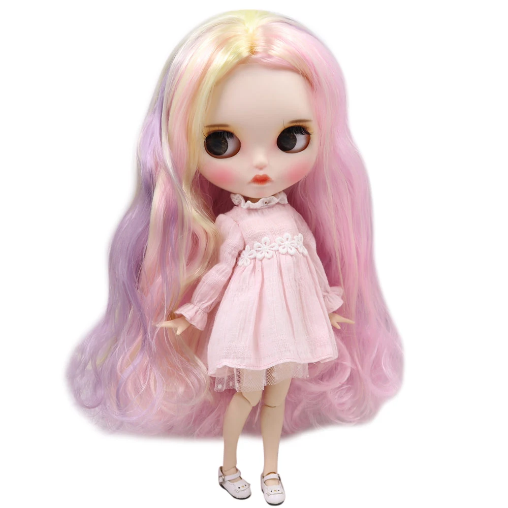 Кукла Blyth ICY DBS для серии No.BL1017/1049/288 с мороженым краской волос резными губами