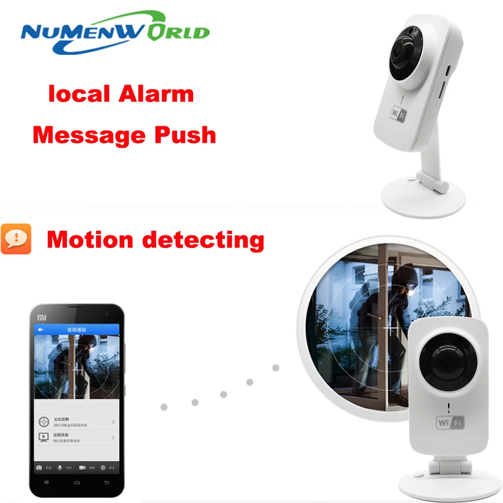HD мини Wifi IP камера беспроводная 720P TF SD карта P2P Детский Монитор сетевая CCTV