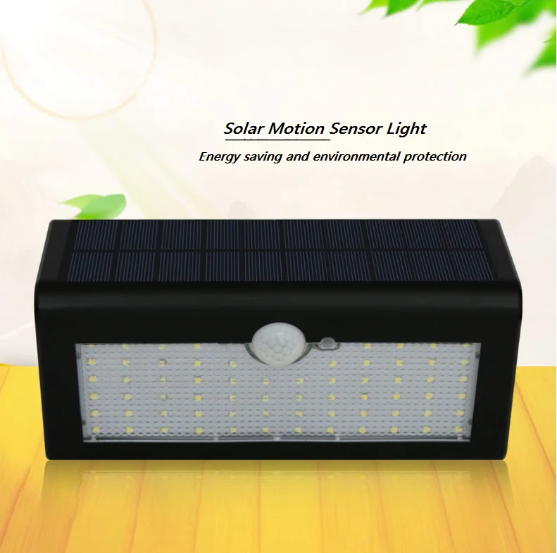 

66 LED Three Modes In One Solar Lamps Solar Light Super Bright Upgraded Lamp Lights For Outdoor Wall Yard Garden