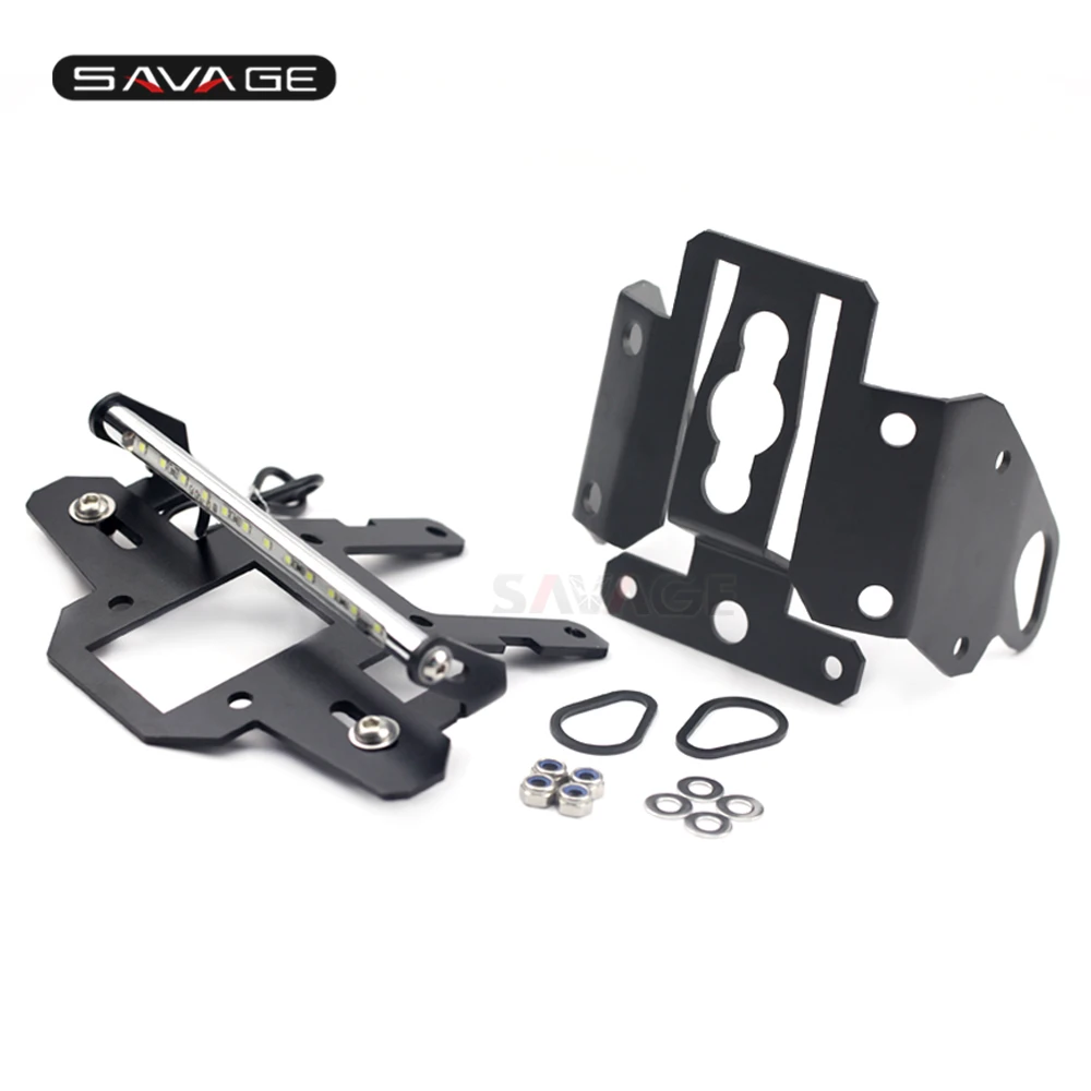 Registration License Plate Holder Frame Fender Bracket Stand Support (11)