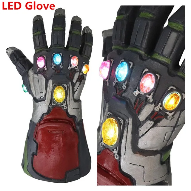 

Avengers Endgame Iron Man Infinity Gauntlet Cosplay Arm Thanos Latex Gloves Arms Superhero Masks Weapon Props New DropShipping