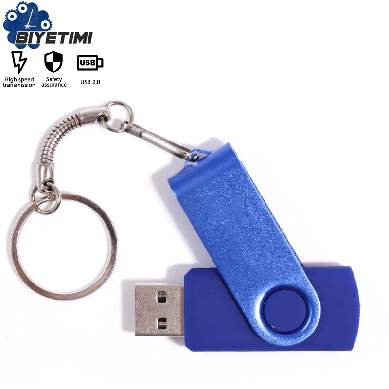 BIYETIMI stick 64 Гб до 4 Гб флешки Красочные горячая Распродажа металлический usb флеш-накопитель настраиваемый индивидуальный логотип