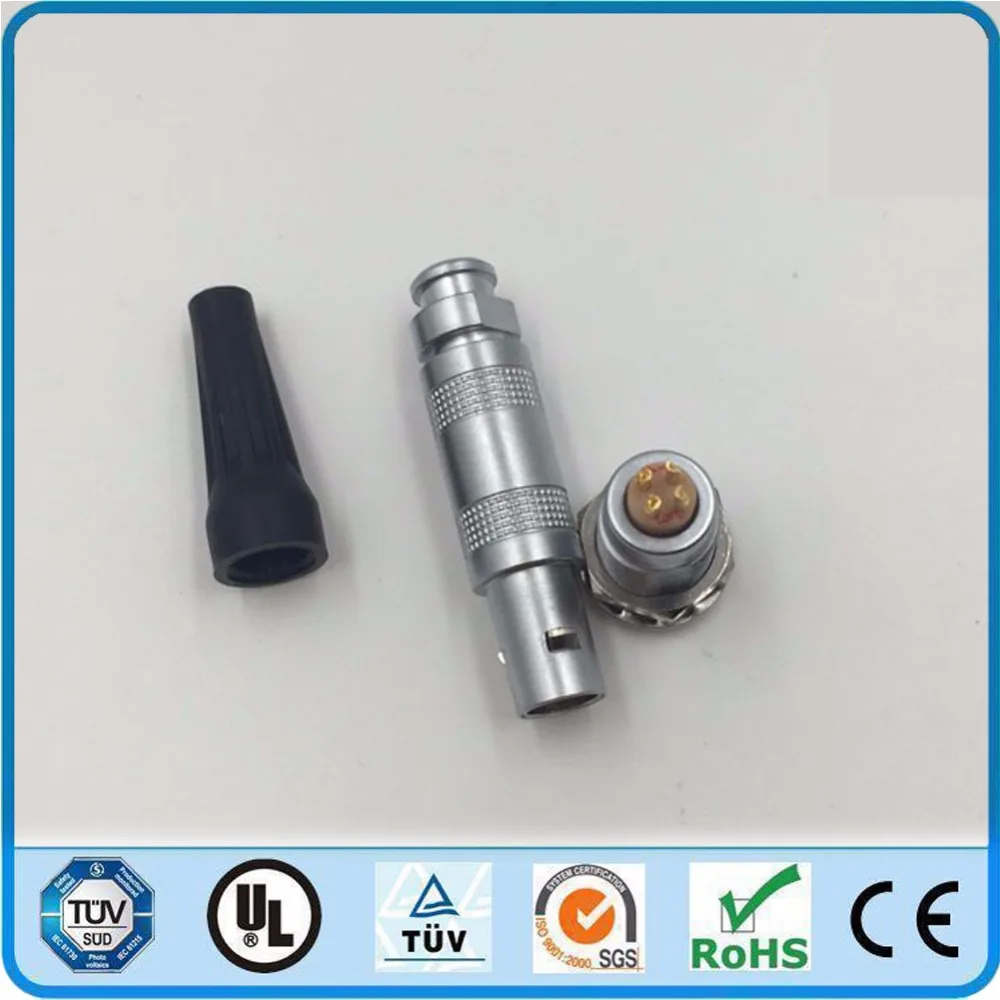LEMO металлический разъем 0S 1S 1 2 3 4 5 6 Pin FFA ERA полумесяц круговой и гнездо|connector 2|connector