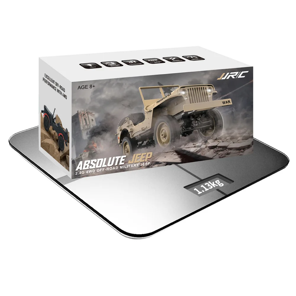 JJRC Q65 1:10 модель джедая с дистанционным управлением автомобильный фонарь Джип