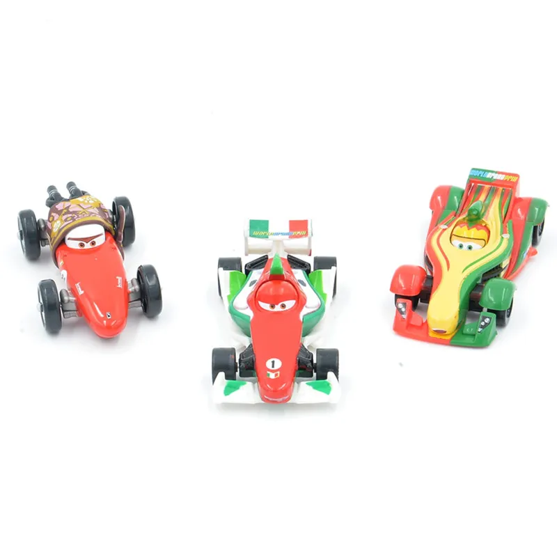 Disney Pixar Cars Lightning Mcqueen 3pcs Diverse Racing  Rip  Clutchgoneski & Francesco Bernoulli Diecast Metal Cars Toys - Railed/motor/ cars/bicycles - AliExpress