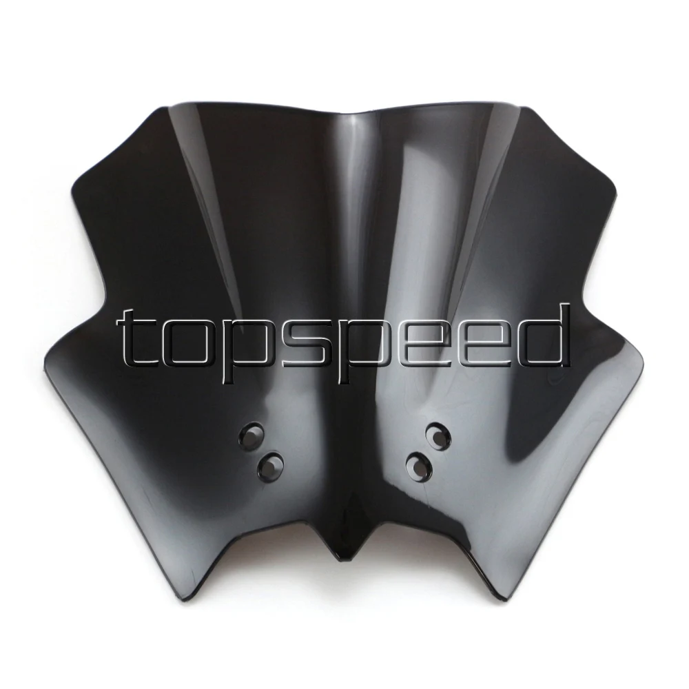 Motorcycle Windshield Windscreen For KTM 125 200 390 DUKE Black