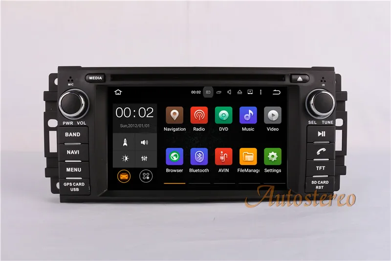 

Android 7.1 Quad core Car Stereo GPS Navigation Satnav Radio Car DVD player stereo for Jeep COMMANDER WRANGLER 2007-2013