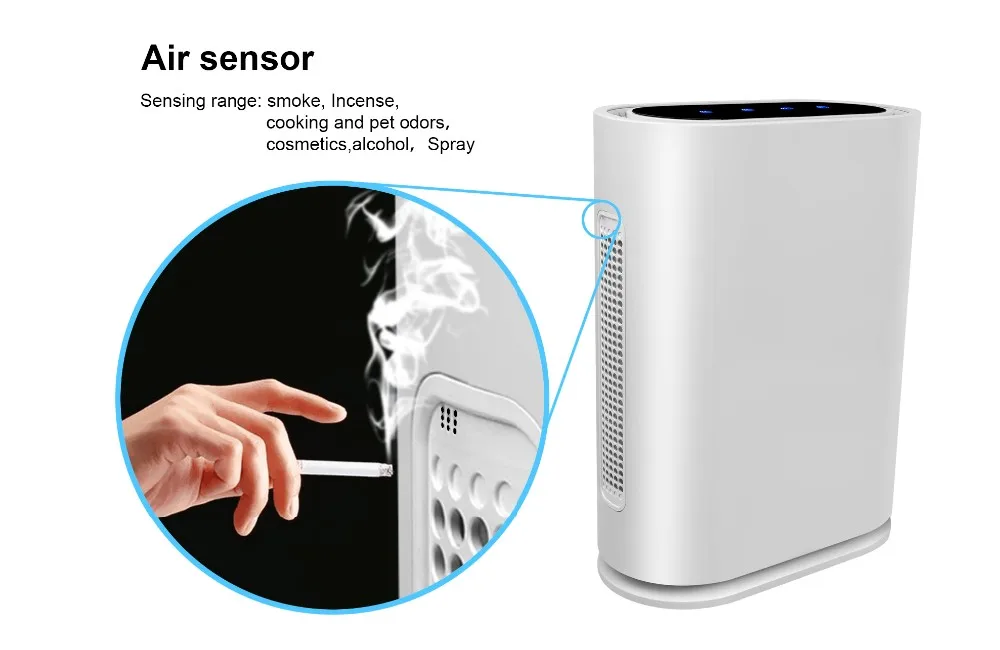 Wifi Air Purifier Machine anion Negative ion HEPA Air Purifier Home Use Air Filter Making Air