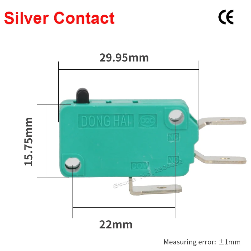 16A 125/250VAC микро переключатель 1NO 1NC 3 pin концевой такт кнопочный дорожный