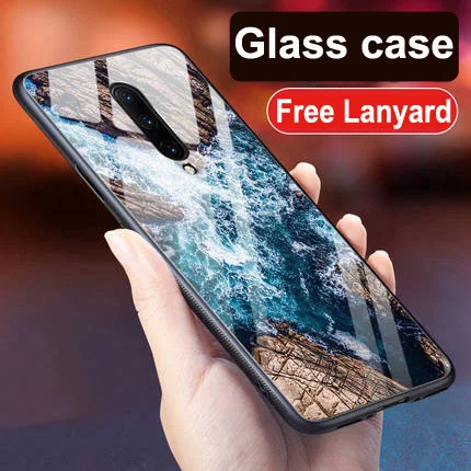 Для oneplus 7 pro Чехол oneplus 7 pro Чехол звездная звезда закаленное стекло Жесткий чехол для телефона oneplus 7pro 1+ 7 pro стеклянная оболочка coque - Цвет: A10