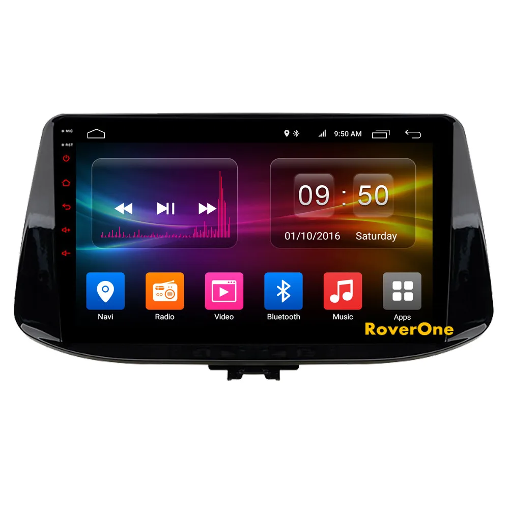 Cheap RoverOne Android 9.0 Car Multimedia System For Hyundai I30 2017 2018 Octa Core 4G+32G Radio GPS Navigation I30 DSP Player 5