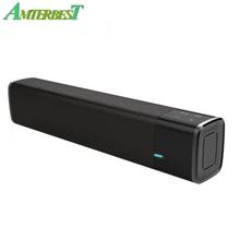 AMTERBEST Portable 20w Wireless Bluetooth Speaker Soundbar Super Bass Stereo Loudspeaker with Touch NFC Speakers for Phone TV