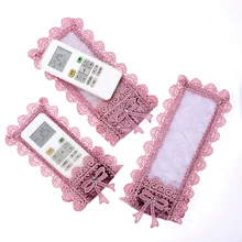 1 шт. кондиционер пульт дистанционного управления протектор пылезащитный чехол ткань кружевная сумка крышка для пульта дистанционного управления контрольный контейнер держатель