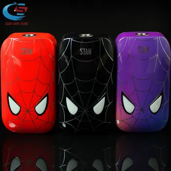 

Original Electronic cigarette STAN BOX vape 200W kit 18650 x 2 Battery 0.96 LED color screen Zinc alloy + plastic material E-cig