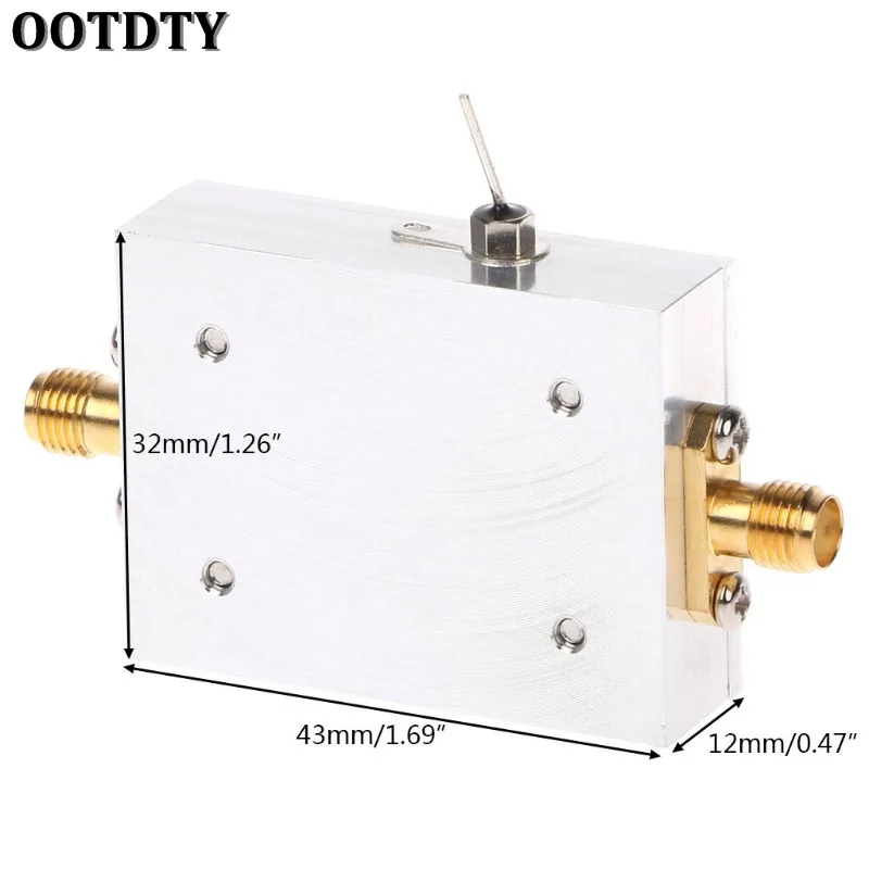 OOTDTY РЧ усилитель сигнала приемник 50 K-2 GHZ малошумный усилитель РЧ усилитель широкополосный малошумный усилитель LNA усиление 31DB усиление