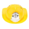 Kid Pretend Play Fireman Chief Simulation Safety Helmet Firefighter Plastic Hat Cap Toy 1