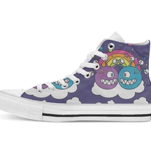 Дружбы чтобы увидеть дизайн высокие холщовые нестандартная обувь без каблука повседневная обувь Прямая