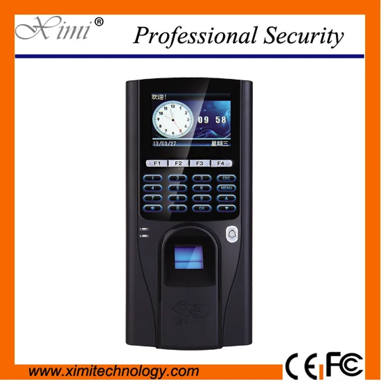 

2.8 inch color display TFS20 biometric fingerprint access controller, TCP/IP fingerprint access control reader