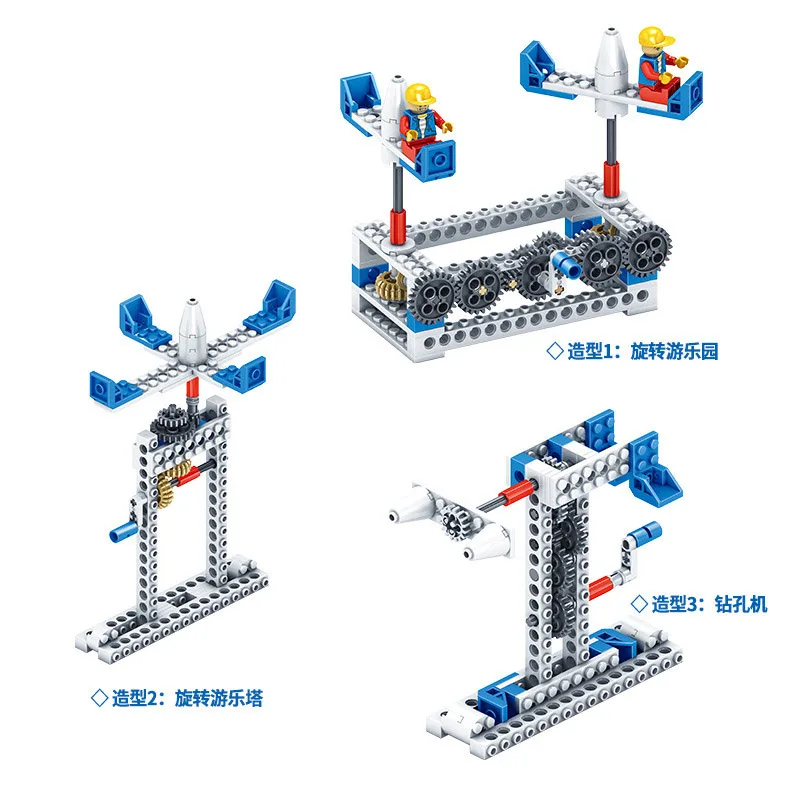 Технические механические инженерные шестерни наборы MOC модель DIY здание блокирует Обучение Обучающие Кирпичи Игрушка кран детский подарок - Цвет: K1002 Without Box