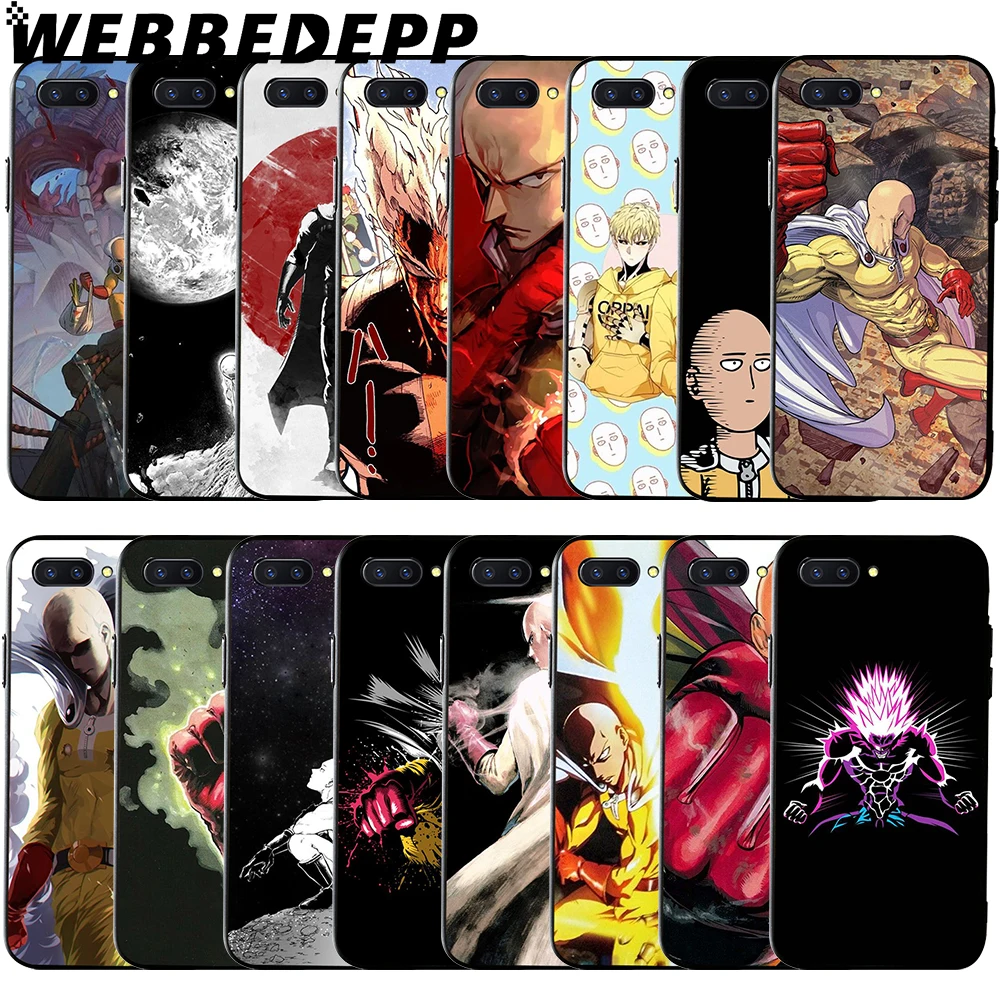 

WEBBEDEPP ONE PUNCH MAN Anime Soft Case for Huawei Honor 6 7A Pro 7C 8C 7X 8X 8 9 10 lite Note10