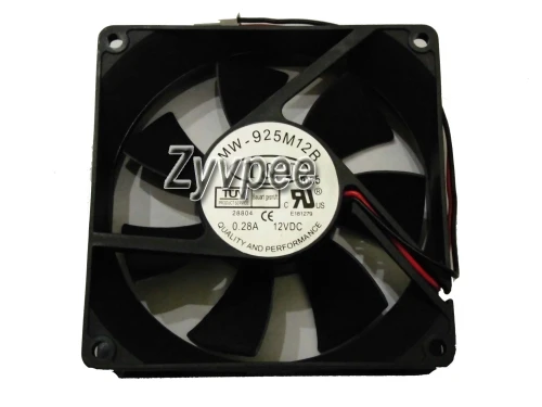 T&T 9225 MW-925M12B 12V 0.28A 2Wire Cooling Fan