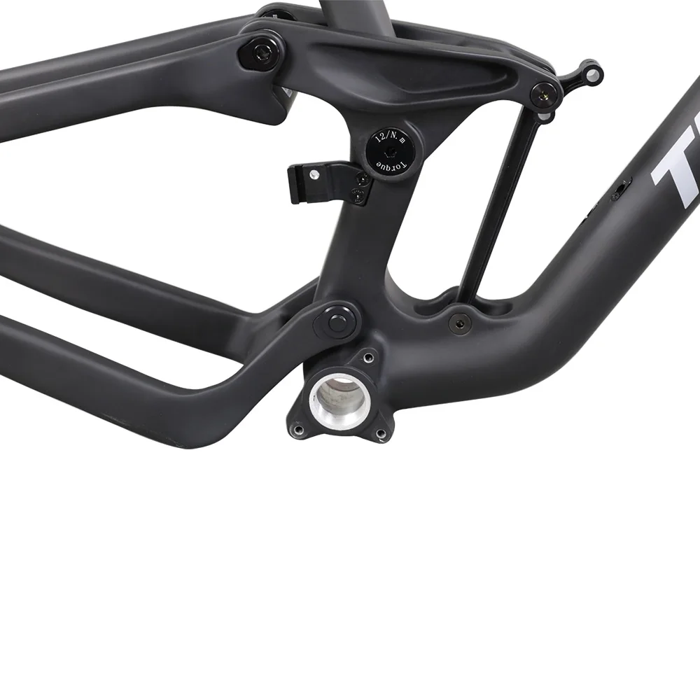 Clearance Newest Trail 27.5 plus carbon boost 148mm dual suspneison frame UD Matte surface BSA bottom bracket 1 Clearance Newest Trail 27.5 plus carbon boost 148mm dual suspneison frame UD Matte surface BSA bottom bracket 1