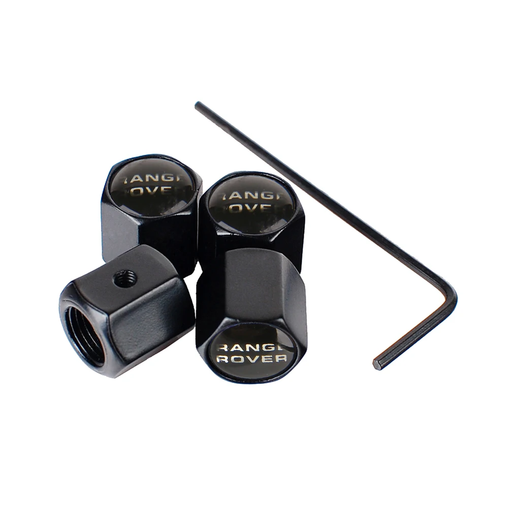 Auto Styling Wheel Tire Valve Stems Caps Theftproof for Land Rover
