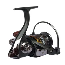 Легкая Рыболовная катушка Наживка литая спиннинговая катушка с деревянной ручкой Рыболовная катушка рыболовные аксессуары