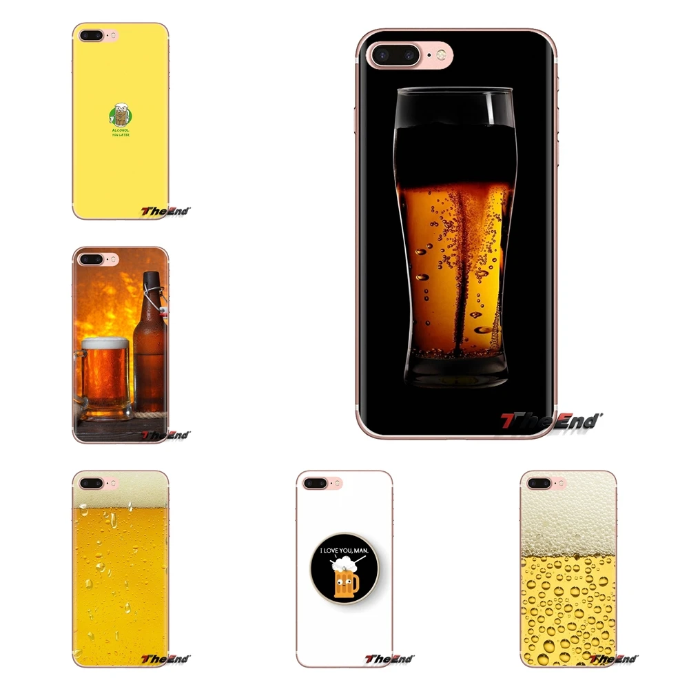 

Transparent Soft Shell Covers For Huawei Nova 2 3 2i 3i Y6 Y7 Y9 Prime Pro GR3 GR5 2017 2018 2019 Y5II Y6II funny alcohol beers