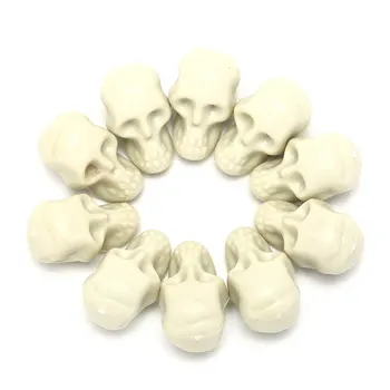 

10pcs/lot Natural Plastic Cute Skulls Crystal Skull Healing Mini Skull