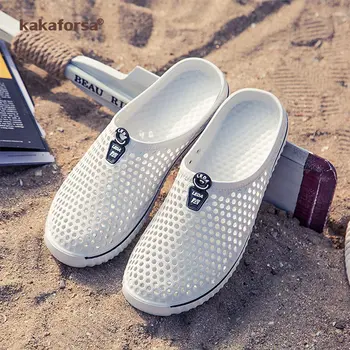 

Kakaforsa Summer Hollow Slippers Fashion Outdoor Breathable Beach Women Sandal Comfortable Mesh Beach Slippers Beach Shoes