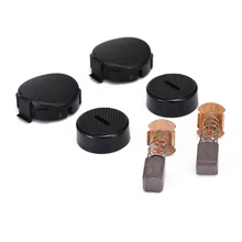 1 пара новых CB430 угольных кистей+ черные кепки и чехлы для BGA450 BGA452 DGA452 Замена угольной щетки