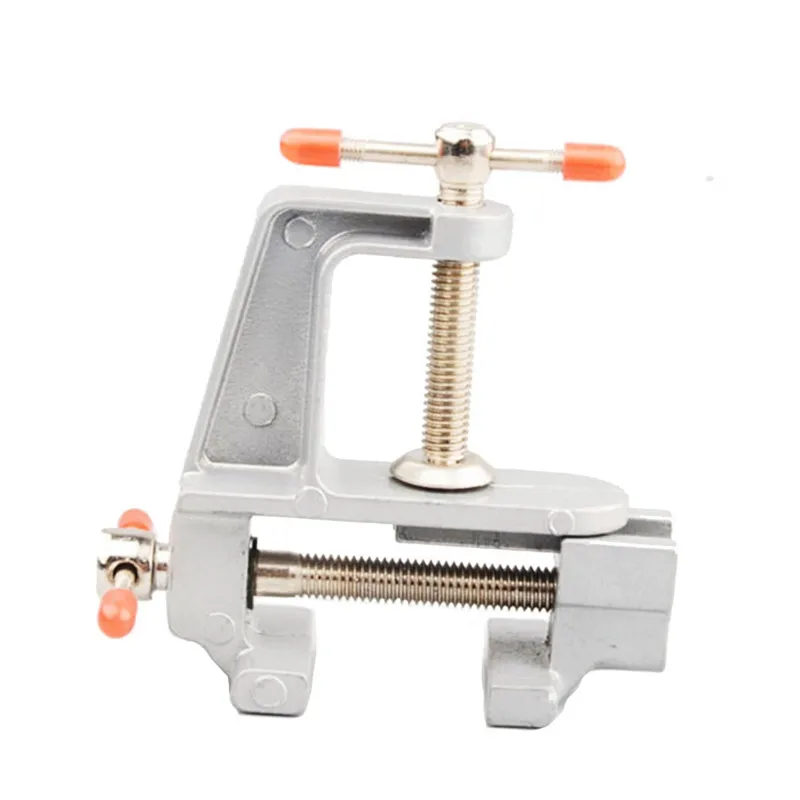 

3.5 Inch Aluminum Miniature Small Jewelers Hobby Clamp On Table Bench Vise Mini Tool Vice