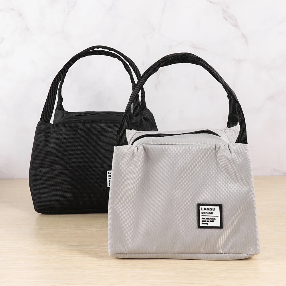 

1pc Portable Lunch Bag 2019 New Thermal Insulated Lunch Box Tote Cooler Bag Bento Pouch Lunch Container School Food Storage Bags