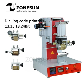 

ZONESUN HOT SALE Dial coding machine FOR leather and LOGO