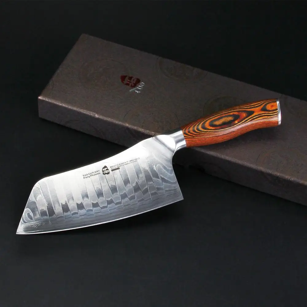  Tuo Cutlery Meat Cleaver Knife -Japanese AUS-10 Damascus Kitchen Chopping Knife -Chinese Knife - Er - 33010523712