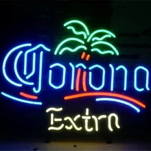 Неоновая вывеска для CORONA EXTRA вывески остекленная Пивной бар PUB Бильярд дисплей Ресторан Магазин Свет Рождества признаки 17* 14"