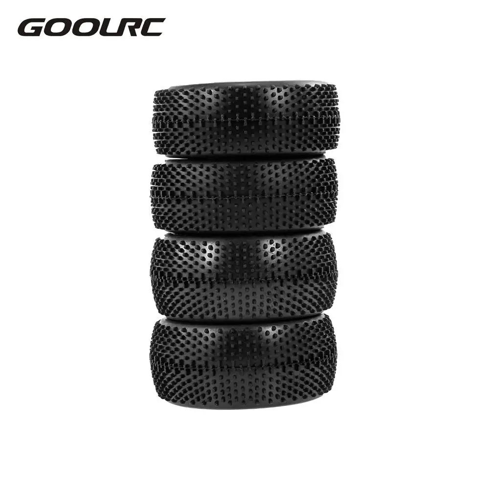 

4pcs RC Car Front Rear Tire Wheel Rim for 1:10 HSP HPI Tamiya Carson Redcat ZD Racing Buggy Off-Road Cars RC Toys Parts