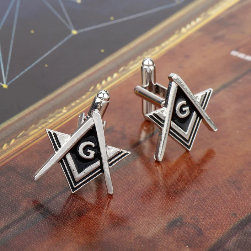 HANCHANG модные ювелирные изделия Freemason Masonic Free Mason запонки для мужчин офисные деловые