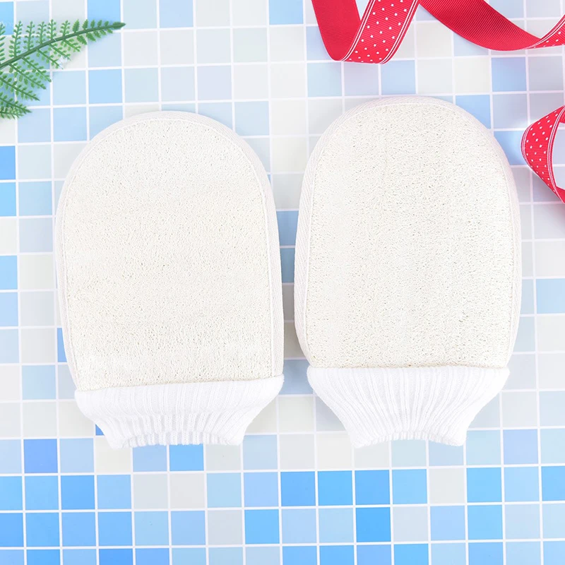 1 шт. моющие перчатки для душа утолщенные ванны пилинг Loofah внутренние