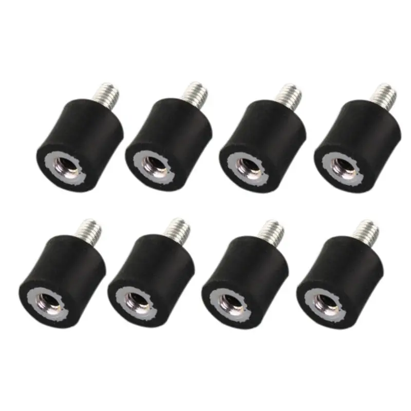 

8pcs M3 Male Female Anti Vibration Rubber Metal Isolator Mounts Set 8 x 8mm Kit