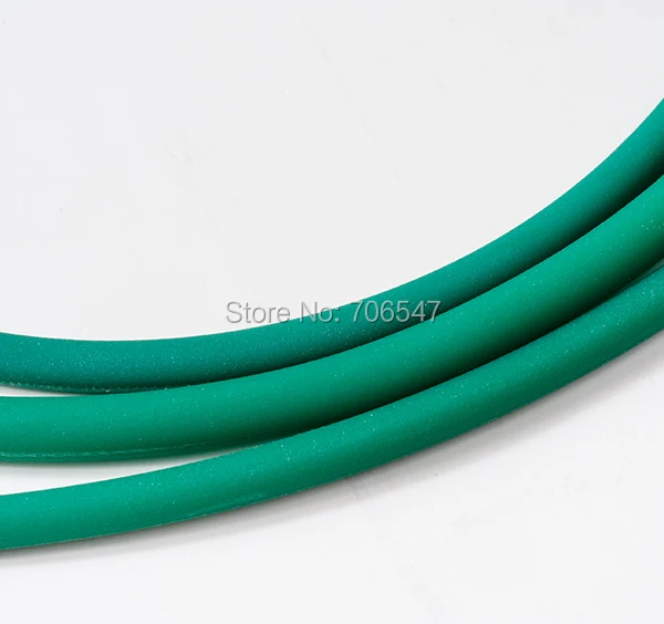 

Free Shipping 10meters diameter 3mm green PU round belt Industrial synchronous belt driving belt conveyor belt