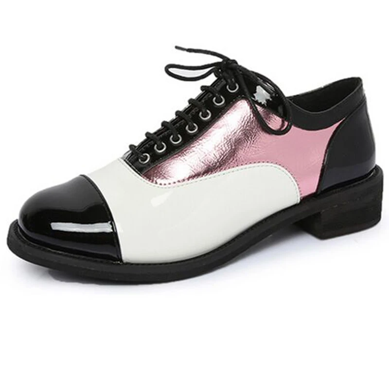 Belle De Mode 2 Pu Dentelle Cuir 3 Tête 1 Sort Ronde Haut Couleur Manières En Printemps Femmes Gamme Chaussures Antiques AEqrpwA