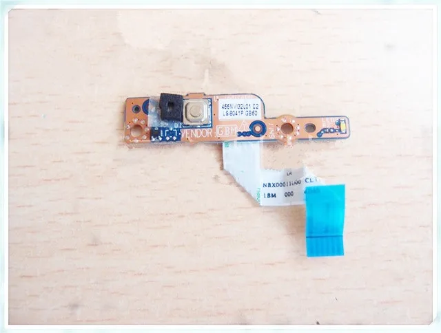 

laptop switch board with Cable for hp folio 13 folio13 series power button switch board LS-8041P 455NVI32L01