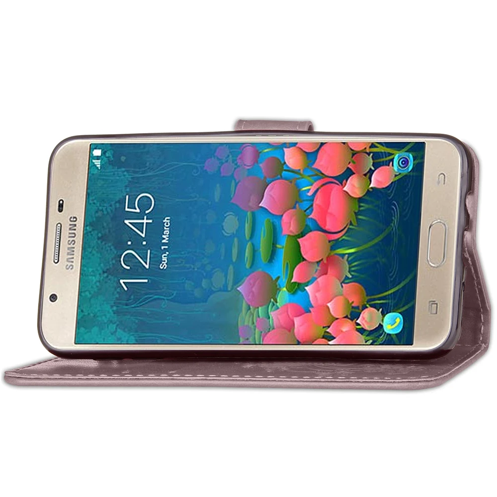 Чехол для телефона Samsung Galaxy j7 prime On7 2016 g6100 5 &quotФлип Пу кожа TPU оболочка Клевер
