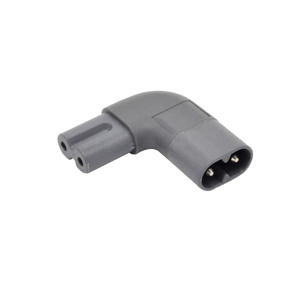 PDU PSU USP Мощность адаптер IEC 320 C7 для C8 левый угол штекер конвертер AC Питание