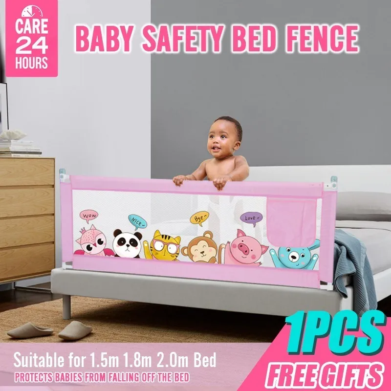 New 1PCS Baby Bed Fence Home Kids playpen Safety Gate Products child Care Barrier for beds Crib Rails Security Fencing