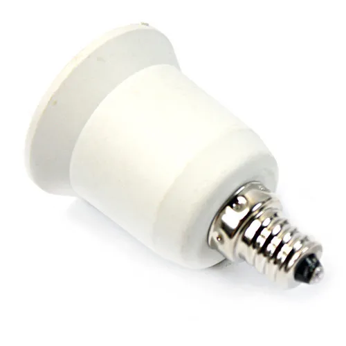 Free Shipping E12 to E27 Candelabra Bulb Lamp Socket Enlarger Adapter | Лампы и освещение