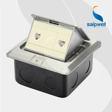 Роскошная напольная розетка из алюминиевого сплава/всплывающий дизайн интерфейс телефона скрытый разъем(SPD-2F/AC1-3